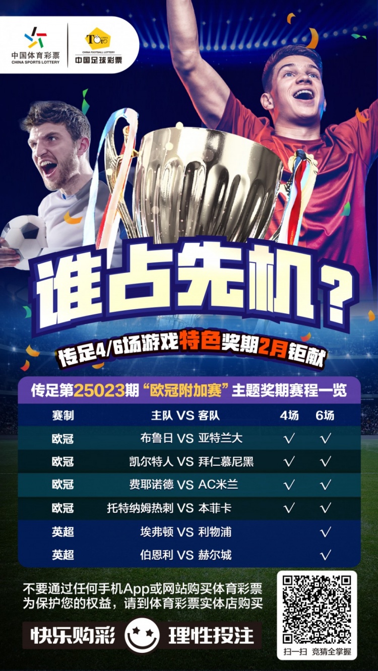  誰占先機？！傳足特色獎期第25023期聚焦歐冠附加賽