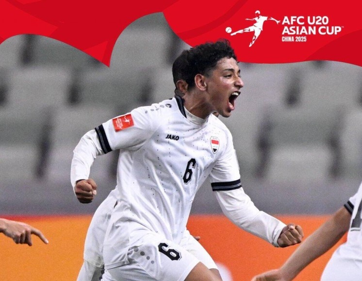  U20亞洲杯-雙方各領(lǐng)一紅牌，伊拉克1-0力克沙特升至B組榜首