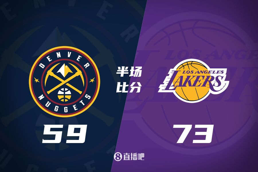  水銀瀉地的進(jìn)攻火力次節(jié)暫緩！東契奇25分 湖人半場領(lǐng)先掘金14分